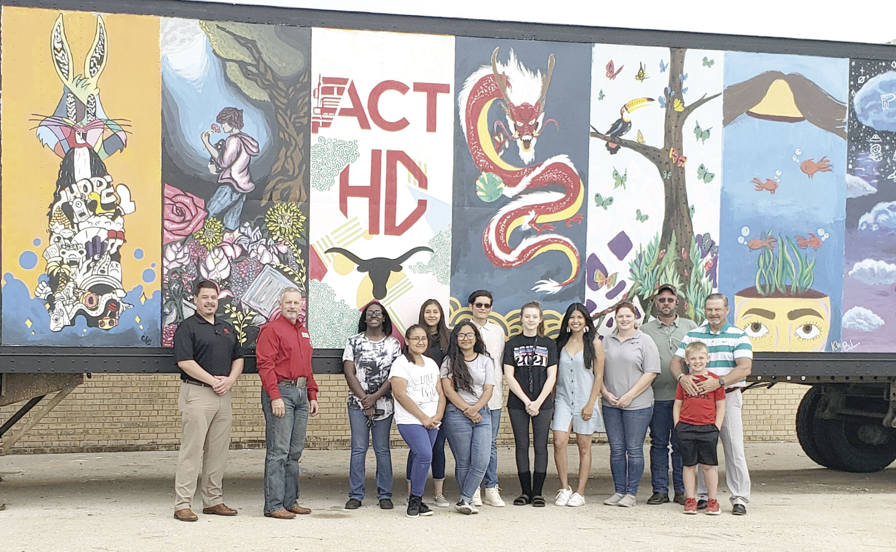 BSHS unveils art project today for ACT/Howard College truck driver education program